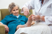Fall Risk and Foot Problems in the Elderly